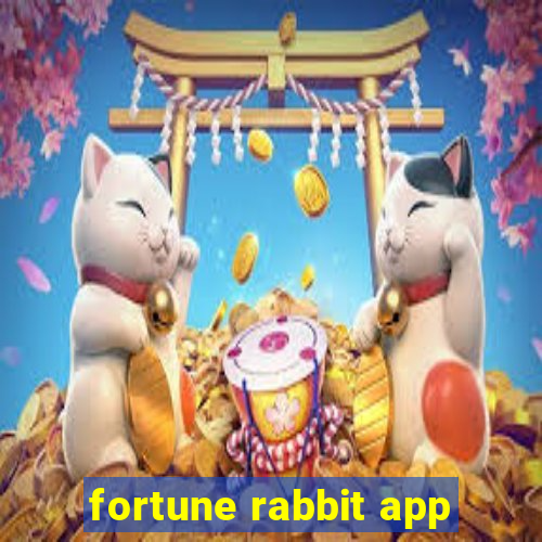 fortune rabbit app